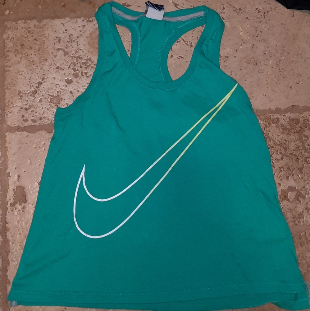 Womens turquoise tank top sz small